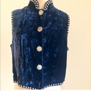 Double D Ranch Wear Vintage Cowgirl Velvet Vest